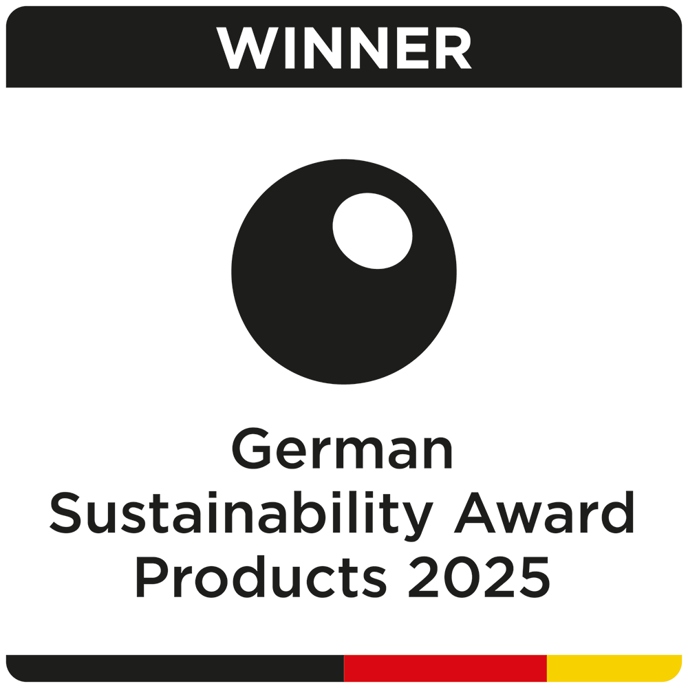 Logo German Sustainability Award 2025 for pervormance international GmbH